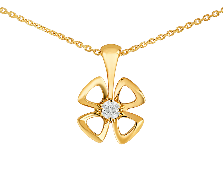 Violets Jewllery Flower Necklace