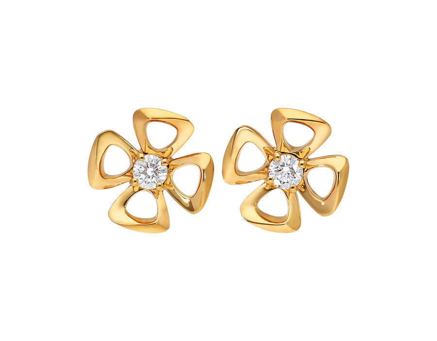 Violets Jewllery Flower Earrings