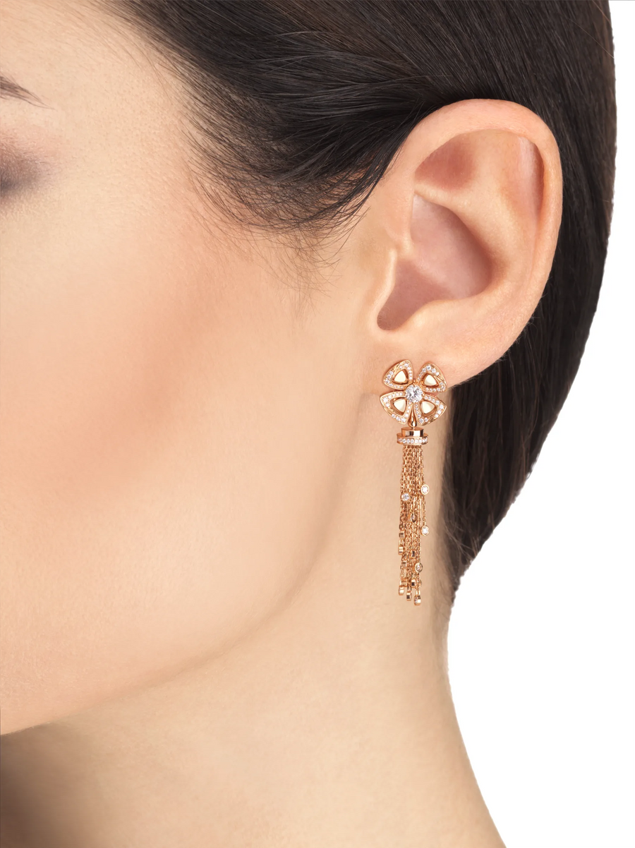 Violets Jewllery Flower Earrings